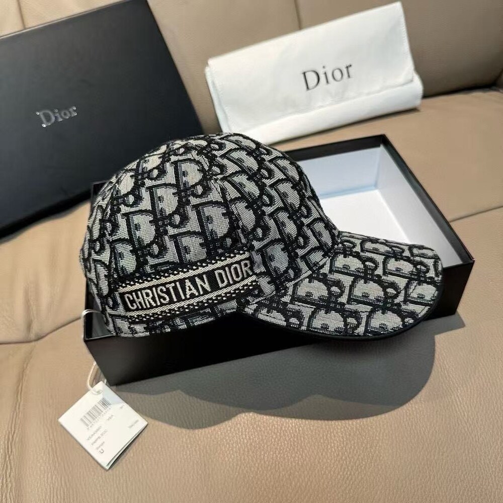 Dior Oblique Monogram Mesh Baseball Cap - Picture 6 of 7